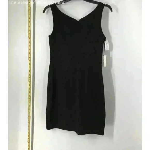 Babaton Women's Size 10 Black Sleeveless Knee Length Dress Elegant Grunge Goth - Picture 2 of 6